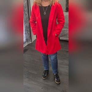 Women's Red Coat. Small.  New